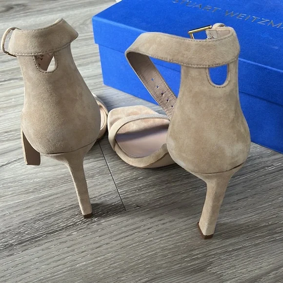 Stuart Weitzman Suede Sandals - Picture 4 of 8